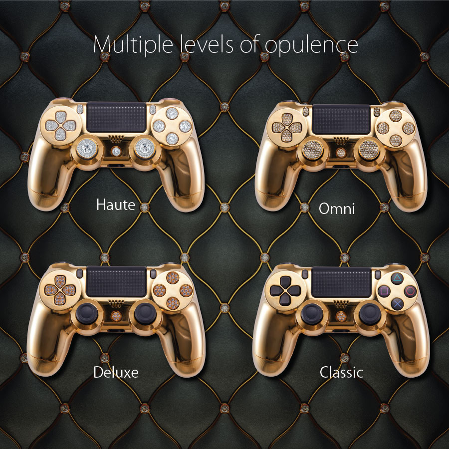 real gold ps4 controller