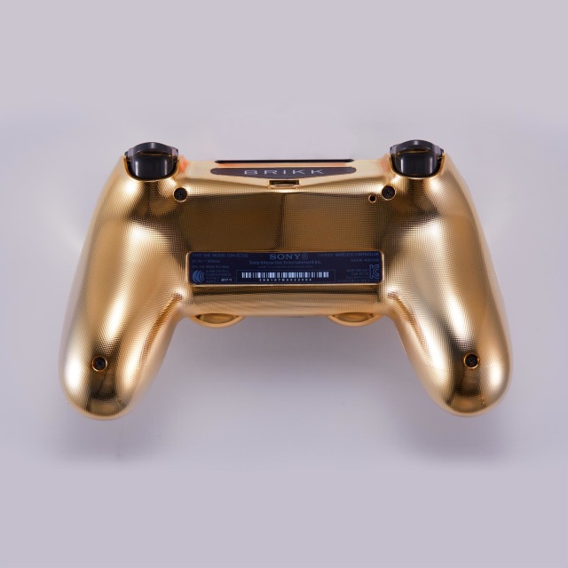 Lux DualShock 4 (DS4) Controller for PS4 in 24K Gold and Diamonds